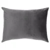 Estetica Poszewka na poduszkę welurowa szara BELLO 45x60 cm