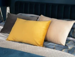 Poszewki I Poduszki Dekoracyjne|Estetica Poszewka na poduszkę welurowa żółta BELLO 45x60 cm