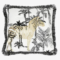 inny Poszewka na poduszkę z zebrą SIRE 45x45 cm