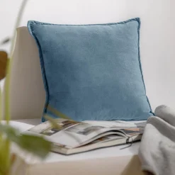 inny Poszewka niebieska GIGI 45x45 cm