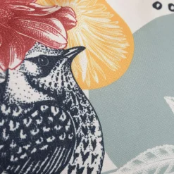 inny Poszewka ozdobna biało-pomarańczowa DALI 45x45 cm