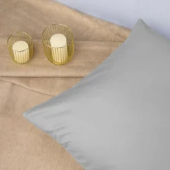 Darymex Poszewka satynowa popielata 70x80 cm