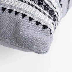 Poszewki I Poduszki Dekoracyjne|Estetica Poszewka szaro-biała ORIENT 40x40 cm