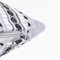 Poszewki I Poduszki Dekoracyjne|Estetica Poszewka szaro-biała ORIENT 40x40 cm