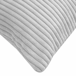 Poszewki I Poduszki Dekoracyjne| Poszewka sztruksowa szara COURDUROY 45x45 cm