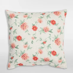 inny Poszewka w kwiatki różowe FIONA 45x45 cm