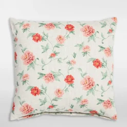 inny Poszewka w kwiatki różowe FIONA 45x45 cm