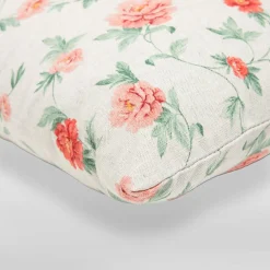 inny Poszewka w kwiatki różowe FIONA 45x45 cm