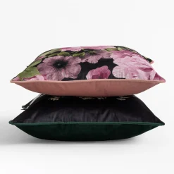 inny Poszewka w kwiaty różowa COLINA 45x45 cm