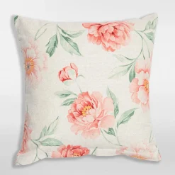 Poszewki I Poduszki Dekoracyjne|inny Poszewka w kwiaty różowe FIONA 45x45 cm