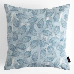 inny Poszewka w liście biało-niebieska AURIR 45x45 cm