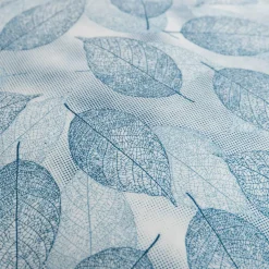 inny Poszewka w liście biało-niebieska AURIR 45x45 cm