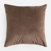 Poszewki I Poduszki Dekoracyjne|inny Poszewka w liście brązowa ADRIEN 45x45 cm
