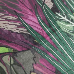 inny Poszewka w liście czarna MADERA 45x45 cm