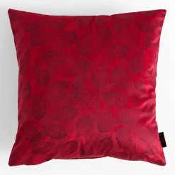 inny Poszewka w liście czerwona AURIR 45x45 cm