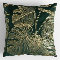 inny Poszewka w monstery ciemnozielona AMBRO 45x45 cm