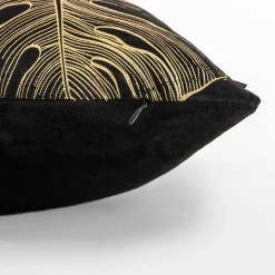 Poszewki I Poduszki Dekoracyjne|inny Poszewka w monstery czarna AMBRO 45x45 cm