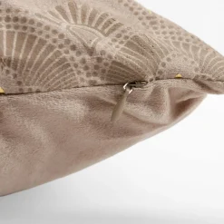 Poszewki I Poduszki Dekoracyjne|inny Poszewka welurowa beżowa CASSIA 45x45 cm