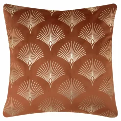 Estetica Poszewka welurowa brązowa SIENNA 45x45 cm