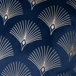 Poszewki I Poduszki Dekoracyjne|Estetica Poszewka welurowa ciemnoniebieska SIENNA 45x45 cm