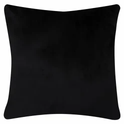 Poszewki I Poduszki Dekoracyjne|Estetica Poszewka welurowa czarna SIENNA 45x45 cm