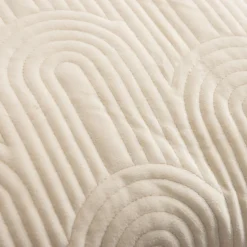 Poszewki I Poduszki Dekoracyjne|inny Poszewka welurowa geometryczna kremowa JONES 45x45 cm