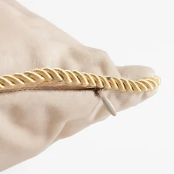 inny Poszewka welurowa kremowa LILLE 60x60 cm