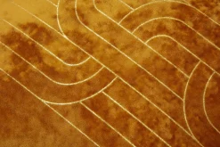 Poszewki I Poduszki Dekoracyjne| Poszewka welurowa musztardowa MONACO 45x45 cm