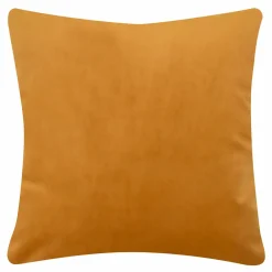 Poszewka welurowa musztardowa DAPHNE 45x45 cm