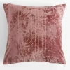 Poszewki I Poduszki Dekoracyjne| Poszewka welurowa różowa MONACO 45x45 cm