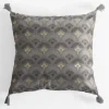 Poszewki I Poduszki Dekoracyjne|inny Poszewka welurowa szara CASSIA 45x45 cm