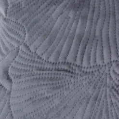 Poszewki I Poduszki Dekoracyjne| Poszewka welurowa szara DAPHNE 45x45 cm