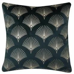 Poszewka welurowa zielona SIENNA 45x45 cm