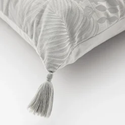 inny Poszewka welwetowa jasnoszara ADRIA 45x45 cm