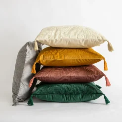 inny Poszewka welwetowa zielona ADRIA 45x45 cm