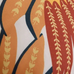 inny Poszewka z kolorowym ptakiem biała DALI 45x45 cm