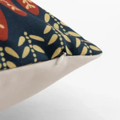 inny Poszewka z kolorowym ptakiem biała DALI 45x45 cm