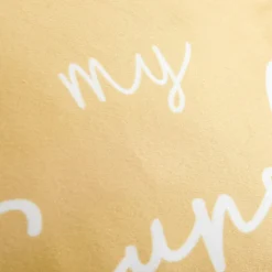 Poszewki I Poduszki Dekoracyjne|inny Poszewka z napisem żółta SUZI 45x45 cm