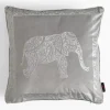 inny Poszewka ze słoniem jasnoszara DAIRA 45x45 cm
