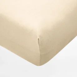Darymex Prześcieradło jasnobeżowe JERSEY z gumką 220x200 cm