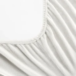 Eurofirany Prześcieradło polarowe kremowe FLANO 160x200 cm