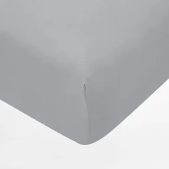 Darymex Prześcieradło szare JERSEY z gumką 60x120 cm