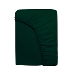Prześcieradła|Darymex Prześcieradło z gumką butelkowa zieleń FROTTE 180x220 cm