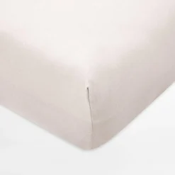 Prześcieradła|inny Prześcieradło z jerseyu z gumką beżowe IVETTE 180x200 cm