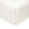 Prześcieradła|inny Prześcieradło z satyny bawełnianej białe PERRY 200x220 cm