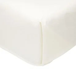 Prześcieradła|inny Prześcieradło z satyny bawełnianej białe PERRY 200x220 cm