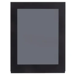 Fronty Przeszklone|Qubik Przeszklony front drzwi PIANO PLUS 60x76,5 czarny mat