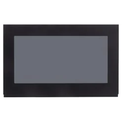 Qubik Przeszklony front drzwi PIANO PLUS 60x38,1 czarny mat