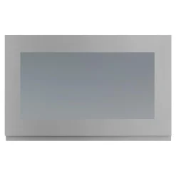 Qubik Przeszklony front drzwi PIANO 60x38,1 szary mat