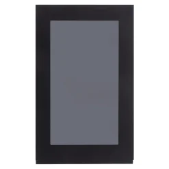 Qubik Przeszklony front drzwi PIANO PLUS 60x98 czarny mat